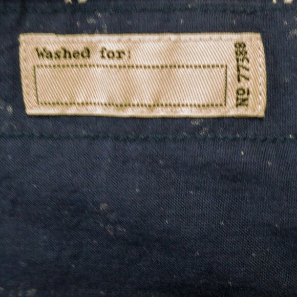 J Crew Organic Cotton Men's Small Stretch Slim Fit Secret Wash Blue Floral - Picture 7 of 12